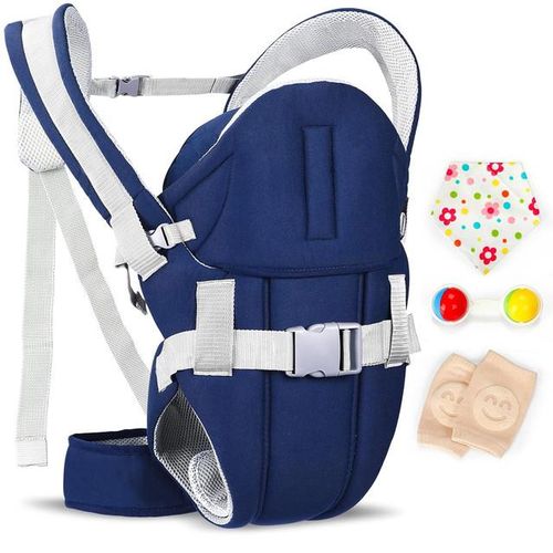 Ergonomic & Adjustable Infant Carrier for Baby Wrap with Padded Head and Lumbar Support, Shoulder