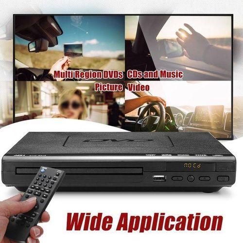 1080P HD LCD DVD Player Compact Multi Region Video HDMI CD USB  Remote Home New External DVD CD Drive High Speed Data Transfer DVDCD AC 110V240V