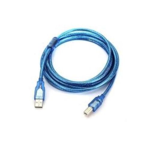USB 2.0 AM-TO-BM High Speed Cable Printer &Scanner Black/Blue 1.5m