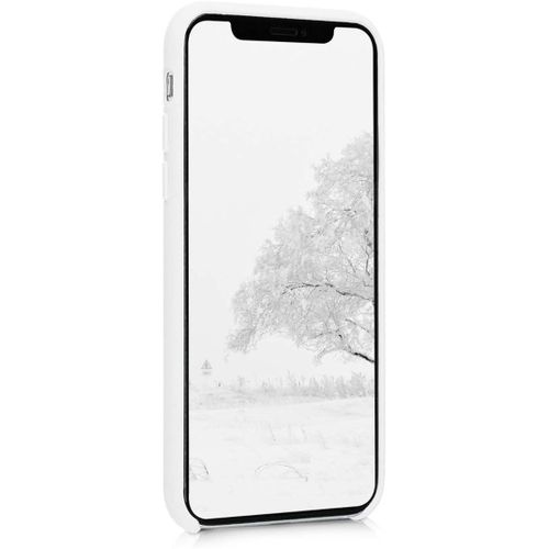 IPhone X, XR, XS, XS Max Case TPU Silicone Phone Cover With Soft Finish - White