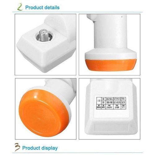 SUPER HD SAT SR-320 Best Signal Digital HD Universal KU Band Single LNB Waterproof High Gain Low Noise Satellite Dish LNB