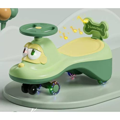 Kids Car with PU Led Wheels Swing Magic Kids  Car Baby Swing Magic Car for Kids 2 to 8 Years Boys Girls