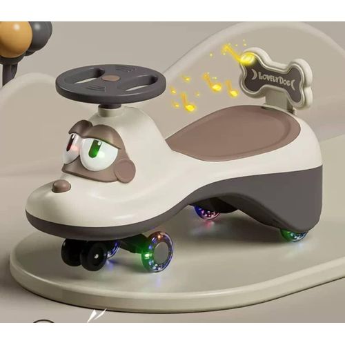 Kids Car with PU Led Wheels Swing Magic Kids  Car Baby Swing Magic Car for Kids 2 to 8 Years Boys Girls