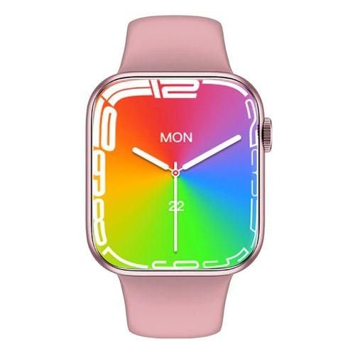 Smart Watch 2.10 Inch Big Screen Compass Dial NFC Games Temperature Sports-PinK