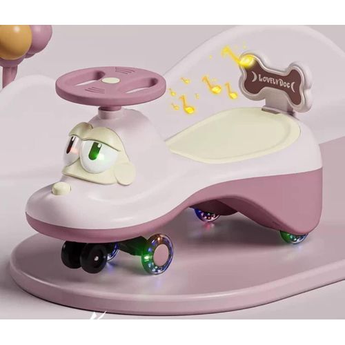 Kids Car with PU Led Wheels Swing Magic Kids  Car Baby Swing Magic Car for Kids 2 to 8 Years Boys Girls