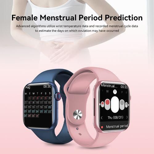 Smart Watch 2.10 Inch Big Screen Compass Dial NFC Games Temperature Sports-PinK