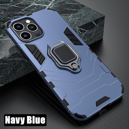 Apple IPhone 13 12 Mini 11 Pro Max Xs Max XR Shockproof Armor Case -Blue