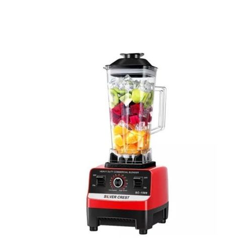 silver crest 2 in 1 Electric Food Blender 4500W Large Size 2L Unbreakable 6 Stainless Blades 15 Speed Multifunction Food Juicer Heavy Duty Motor Sc1589