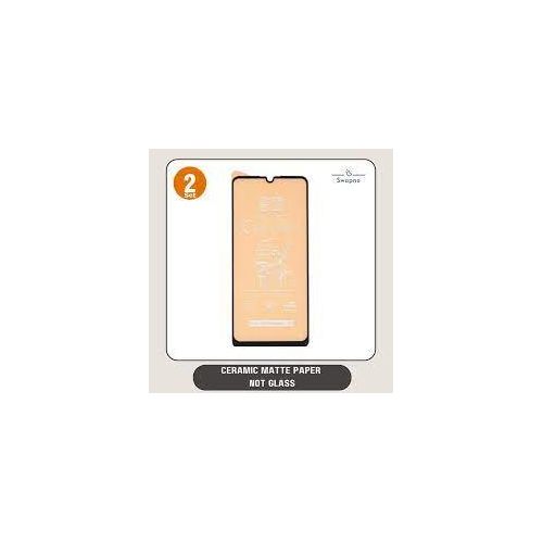 Tecno Pop 8,7,6,5,2 Pro  Matte Ceramic Screen Protector Anti Fingerprint Scratch Guard -Black