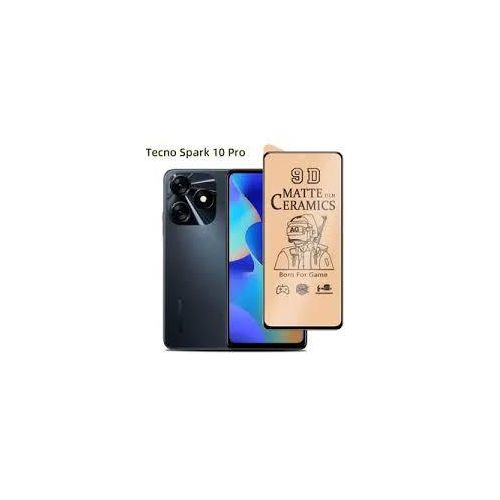 Tecno Pop 8,7,6,5,2 Pro  Matte Ceramic Screen Protector Anti Fingerprint Scratch Guard -Black