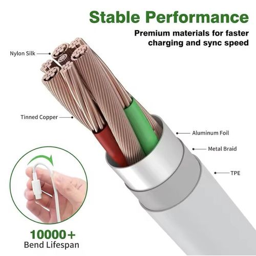 Voltstar C to Lightening Cable For iPhone 5A for all iPhone models