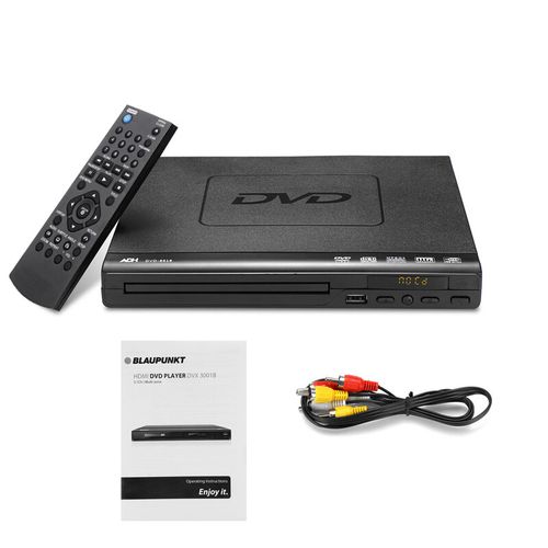 1080P HD LCD DVD Player Compact Multi Region Video HDMI CD USB + Remote Home New External DVD CD Drive High Speed Data Transfer DVD/CD AC 110V-240V