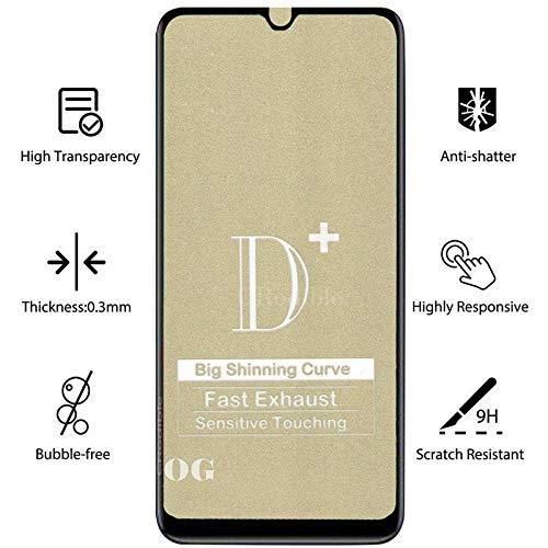 Samsung Galaxy M04 M14 M34 M54 5G Tempered Glass Front and Back Full Glue Screen Protector D-Plus Tempered Glass-Black