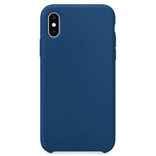 Apple Iphone 11 12 13 14 15 Pro Max X Xs Max Silicone Shockproof Case Cover-Dark Blue