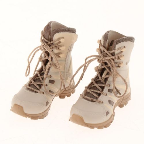 1:6 Scale German Soldier Boot Climbing Shoes Lace Up For