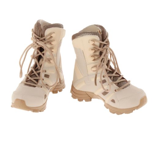 1:6 Scale German Soldier Boot Climbing Shoes Lace Up For