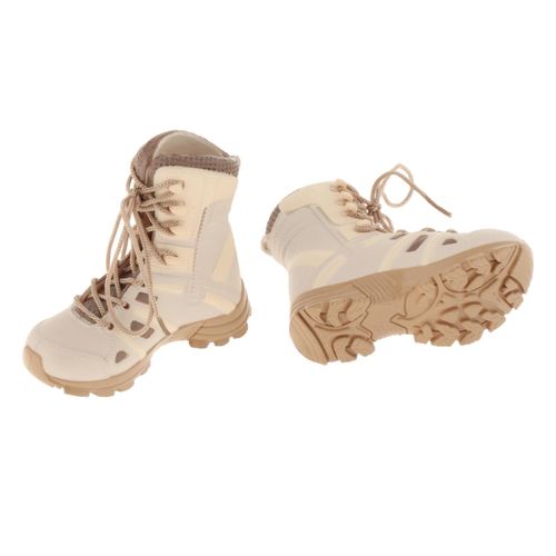 1:6 Scale German Soldier Boot Climbing Shoes Lace Up For