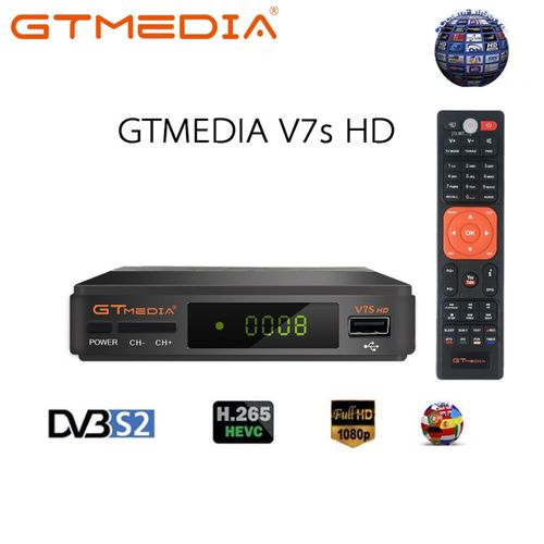 GTMEDIA V7S HD -S2 TV Digital Video Receiver HD 1080P Set-top Box No USB WIFI