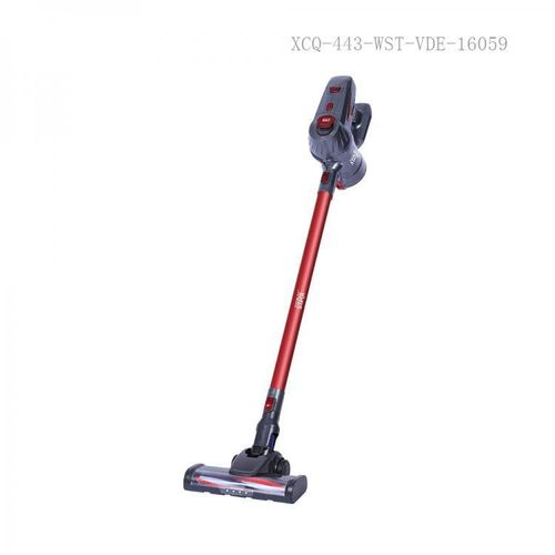 Winningstar 0.7L 2-Speed Cordless Suction Stick Handheld Vacuum Cleaner with 6*18650 Lithium Battery 2200mAh Indicator Light Charging Time 4-5h Working Time 25-45min LED Electric Floor Brush/ Crevice Long Nozzle-Grey
