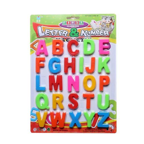 English  Alphabet Set For Teaching Kids Spellings- Multicolor