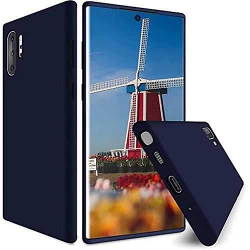Samsung Galaxy Note 10, Note 10 Plus Silicone Case-Navy Blue