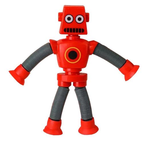 4pcs Robot Kids Fidget Toys Funny Cartoon Giraffe DIY Suction Cup