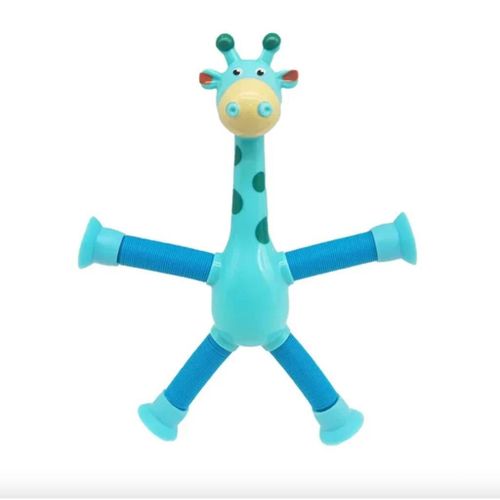 4pcs Robot Kids Fidget Toys Funny Cartoon Giraffe DIY Suction Cup