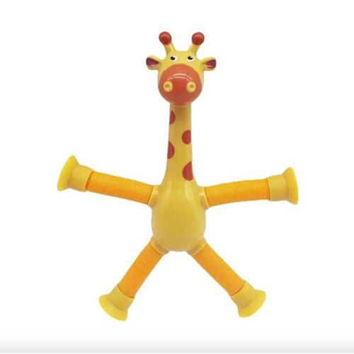 4pcs Robot Kids Fidget Toys Funny Cartoon Giraffe DIY Suction Cup