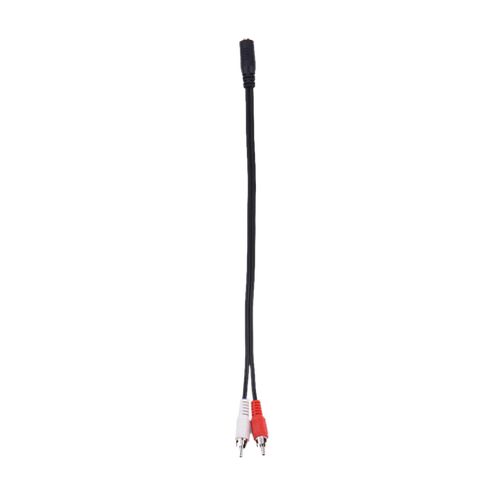 3.5mm to 2 RCA Cables Y-cable 1 Mini Stereo Plug (3.5mm) Male to Dual