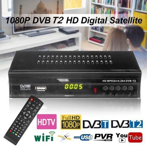 FTA Satellite TV Receiver HD TT2 H.264 TV Box Sat Finder TV Decoder, Supports Wifi Youtube M3u Media Player
