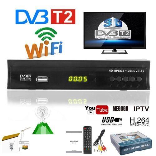 FTA Satellite TV Receiver HD TT2 H.264 TV Box Sat Finder TV Decoder, Supports Wifi Youtube M3u Media Player