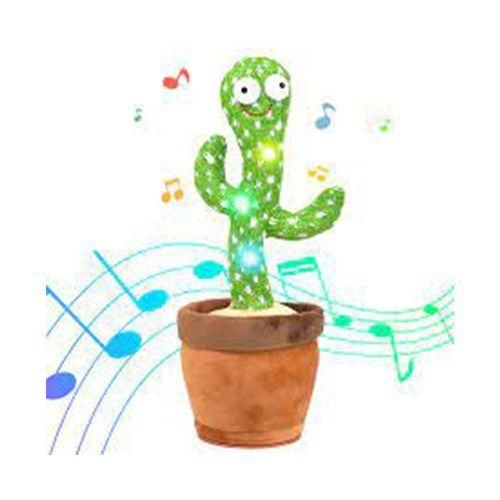 Talking Toy Dancing Cactus Doll Speak Talk Sound - Green
