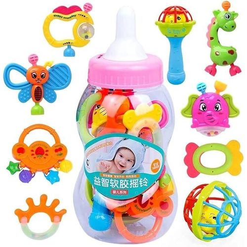 Kid's 9 Piece Pepperoni Cutest Shawl Set - multi-colour