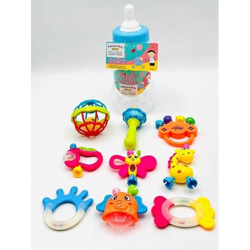 Kid's 9 Piece Pepperoni Cutest Shawl Set - multi-colour