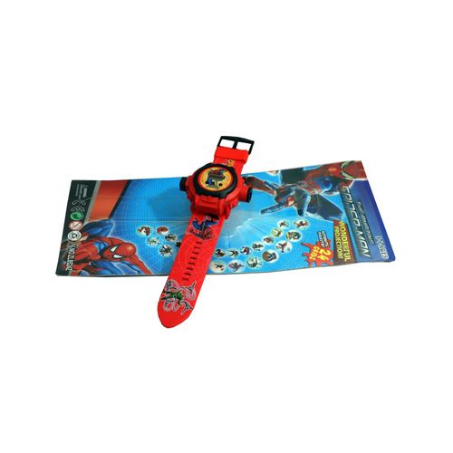 Spider Man Projector Watch For Kids -Multicolour