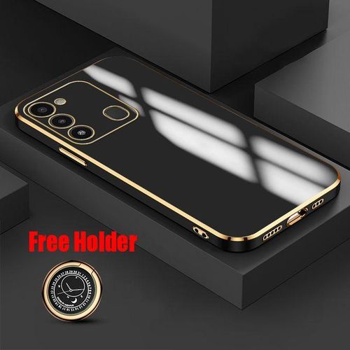 Tecno Spark 8, 9, 10 C P T Pro 5G Stylish Back Cover Case-Black