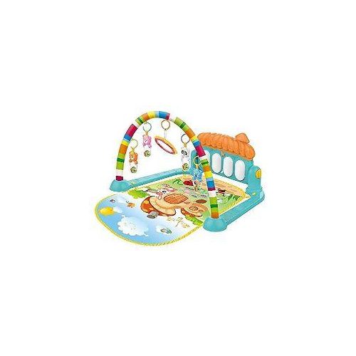 New Kids Plastic Musical Keyboard Mat Piano Gym – Blue