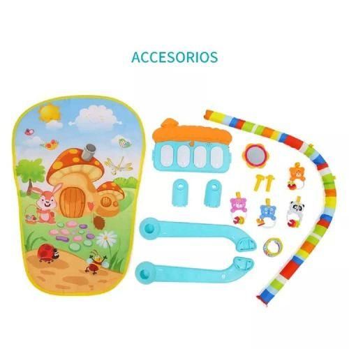 New Kids Plastic Musical Keyboard Mat Piano Gym – Blue