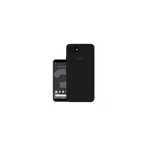 Google Pixel 3, 3a, 3XL, 3a XL, 4, 4a, 4XL, 4a 5G, 5, 5a 5G Scratch Resistant Soft TPU Back Cover Shockproof Silicone Gel Rubber Bumper Anti-Fingerprints Full-Body Protective Case Cover -Black
