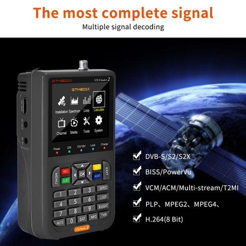 Gtmedia Finder 2 TV Signal Finder Meter -S/S2/S2X Signal