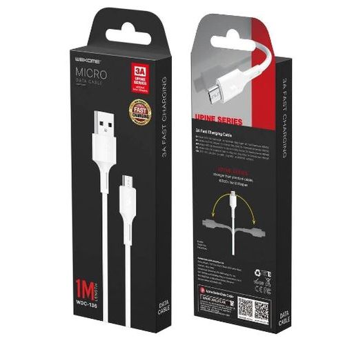 Wk-Wdc-136M  Youpin Serie  3A Data Cable - White