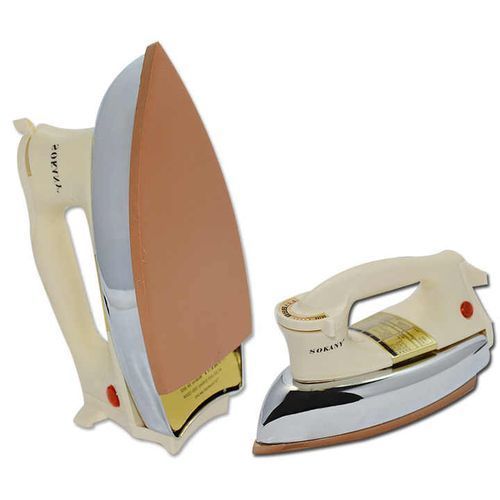Sokany Professional Dry Flat Iron - Cream