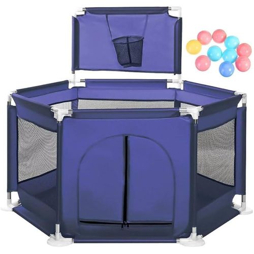 Kids Play FenceBaby Playpen Foldable Baby Playpen with Basketball Hoop Floor Mounted Activity Center Safety Protection for Babies and Babies While PlayingCode 129 Fantastic-Kids-Toys-Multicolor