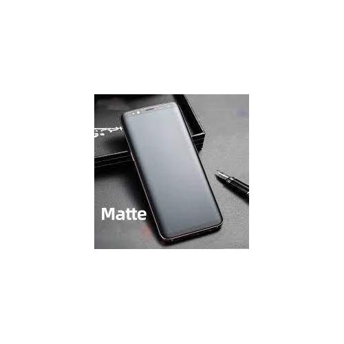 Samsung Galaxy S8, S8 Plus, S9, S9 Plus Matte Ceramic Full Glue Edge To Edge Bubble Proof Anti Glare Matte Finish Screen Protector- Black