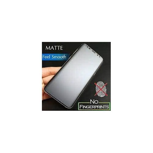 Samsung Galaxy S8, S8 Plus, S9, S9 Plus Matte Ceramic Full Glue Edge To Edge Bubble Proof Anti Glare Matte Finish Screen Protector- Black