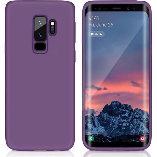 Samsung Galaxy S9, S9+ Protective SIlicone Cover- Purple
