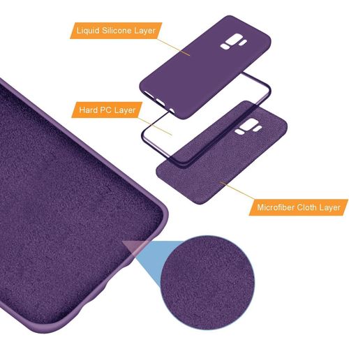 Samsung Galaxy S9, S9+ Protective SIlicone Cover- Purple