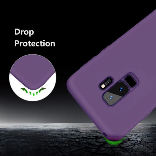 Samsung Galaxy S9, S9+ Protective SIlicone Cover- Purple