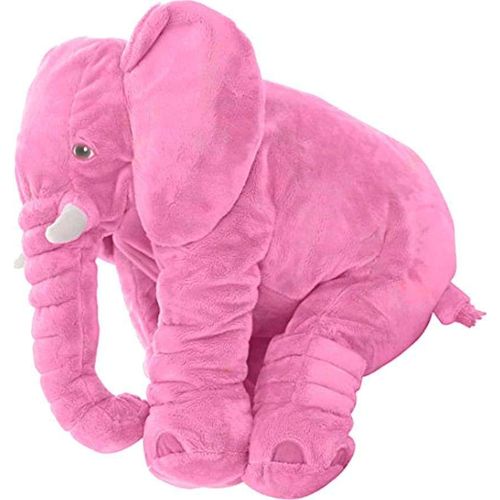 Cute Plush Elephant Pillow And Toy For Toddlers-Pink
