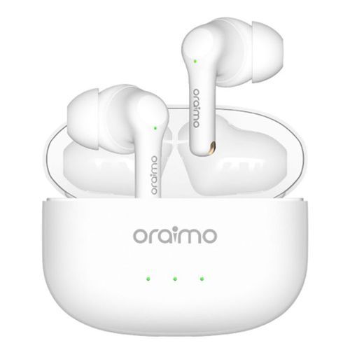 Oraimo FreePods 3 True Wireless Earbuds ENC Calling Noise Cancellation - White